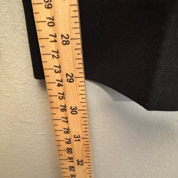 Amina Rubinacci Vintage Black Straight Leg Trousers Made in Italy EU Size 44/8 - Picture 15 of 16